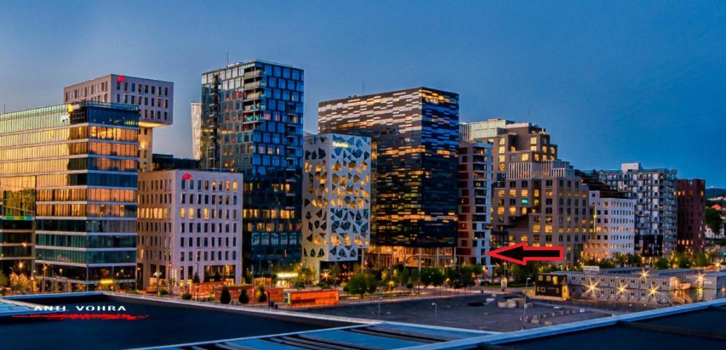 Spacious Modern 3Br Apartment At Central Oslo Barcode Extérieur photo